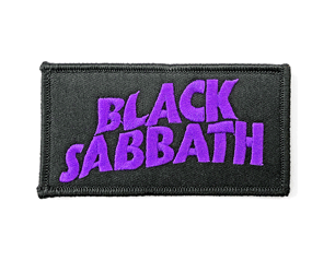 BLACK SABBATH wavy logo PATCH