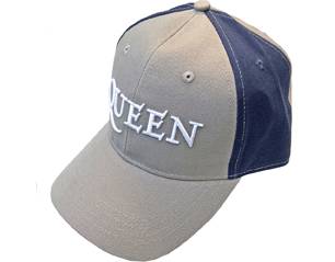 QUEEN logo grey and navy baseball CAP