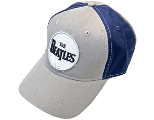 BEATLES drum logo grey and navy blue baseball CAP