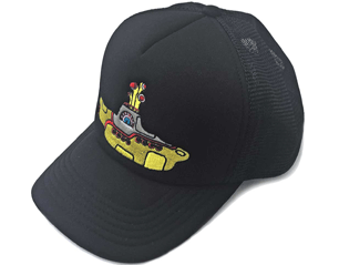 BEATLES yellow submarine black trucker CAP
