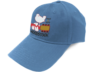 WOODSTOCK logo denim blue baseball CAP