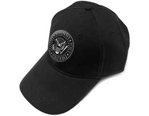 RAMONES presidential seal black baseball CAP