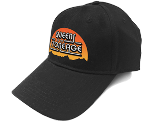 QUEENS OF THE STONE AGE sunrise logo black baseball CAP