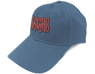 LYNYRD SKYNYRD logo denim blue baseball CAP