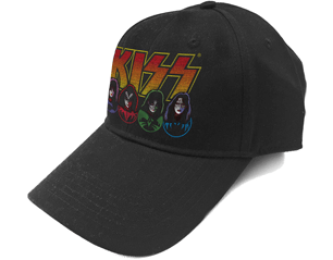KISS logo face and icons baseball CAP