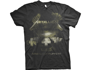 METALLICA master of puppets distressed TS