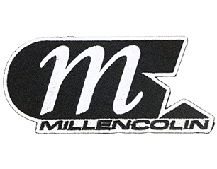 MILLENCOLIN logo black white PATCH