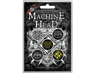 MACHINE HEAD crest BADGE PACK