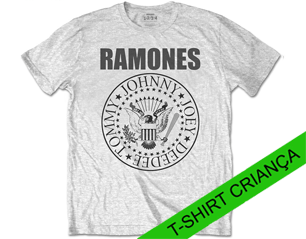 RAMONES presidential seal heather grey YOUTH TS