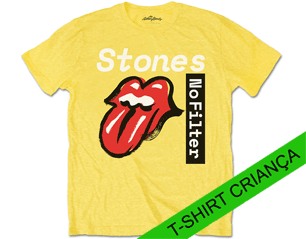 ROLLING STONES no filter text yellow YOUTH TS