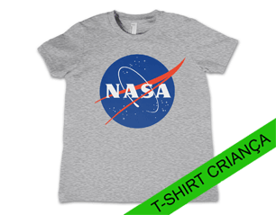 NASA insignia logo/grey KID TS
