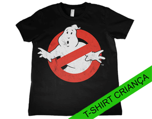 GHOSTBUSTERS distressed logo kids YOUTH TS
