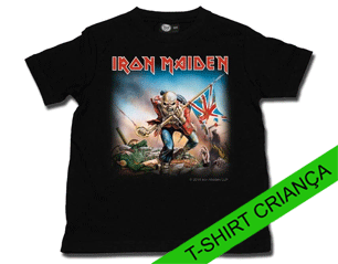 IRON MAIDEN trooper kids YOUTH TS