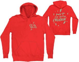 PARAMORE marked up red HSWEAT