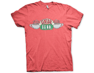 FRIENDS central perk red heather TS