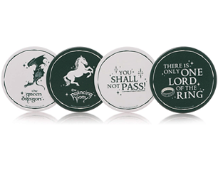 LORD OF THE RINGS set of four COASTERS