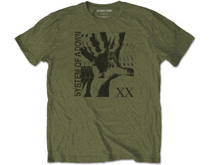 SYSTEM OF A DOWN intoxicated military green TS