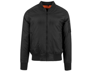 JACKET bomber jacket by030 black ZIPPER