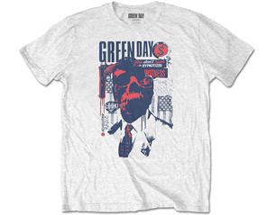 GREEN DAY patriot witness white TS