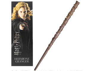 HARRY POTTER hermione WAND AND BOOKMARK