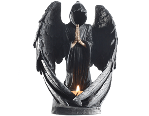 SKULLS angel of death 766-5237 TEALIGHT HOLDER