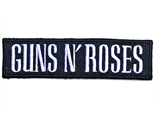 GUNS N ROSES text logo PATCH