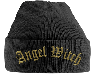 ANGEL WITCH gold logo BEANIE HAT