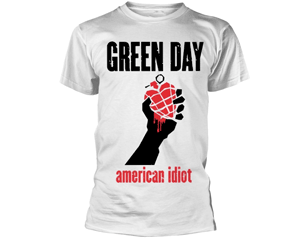 GREEN DAY american idiot heart bp/white TS