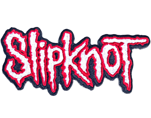 SLIPKNOT cut out logo red border PATCH