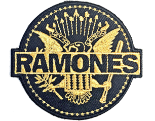 RAMONES gold seal PATCH