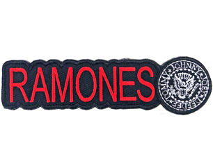 RAMONES logo and seal PATCH
