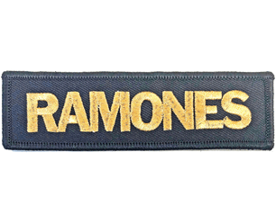 RAMONES gold logo WPATCH