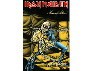 IRON MAIDEN piece of mind HQ TEXTILE POSTER