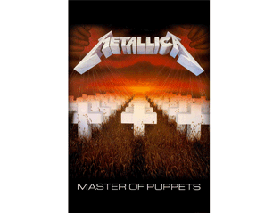 METALLICA master of puppets HQ TEXTILE POSTER