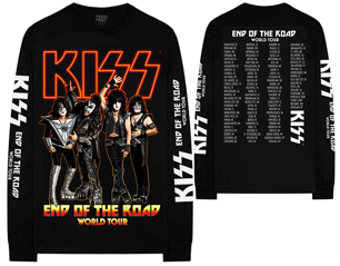KISS end of the road tour back arm print LONGSLEEVE