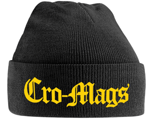 CRO-MAGS yellow BEANIE HAT