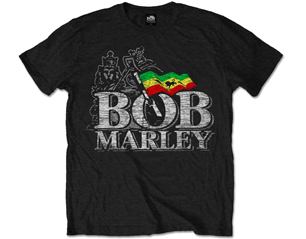BOB MARLEY distressed logo TS