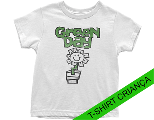 GREEN DAY flower pot/white YOUTH TS