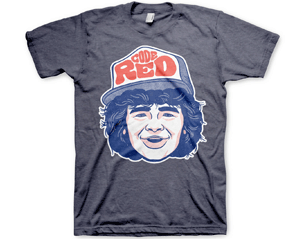 STRANGER THINGS dustin code red/navy heather TS