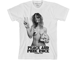 FLAMING LIPS peace and punk rock girl/white TS