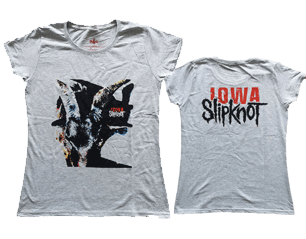 SLIPKNOT iowa goat shadow bp/heather grey skinny TS