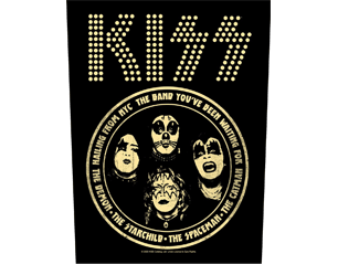KISS hailing from nyc BACKPATCH