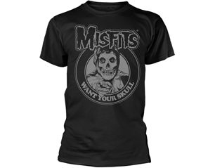 MISFITS want your skull grey design TS