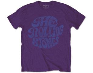 ROLLING STONES vintage 70s logo/purple TS