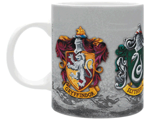HARRY POTTER the 4 houses CANECA