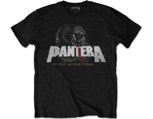 PANTERA snake logo BLACK TSHIRT