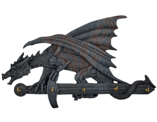 SKULLS dragon wall key holder 766-9033 FIGURE