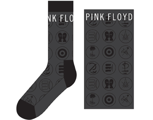 PINK FLOYD later years/charcoal grey SOCKS