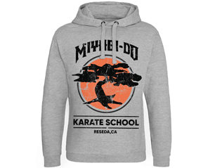COBRA KAI miyagi-do karate school/heather grey HOODIE