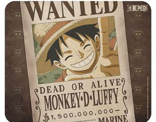 ONE PIECE wanted luffy MOUSEPAD